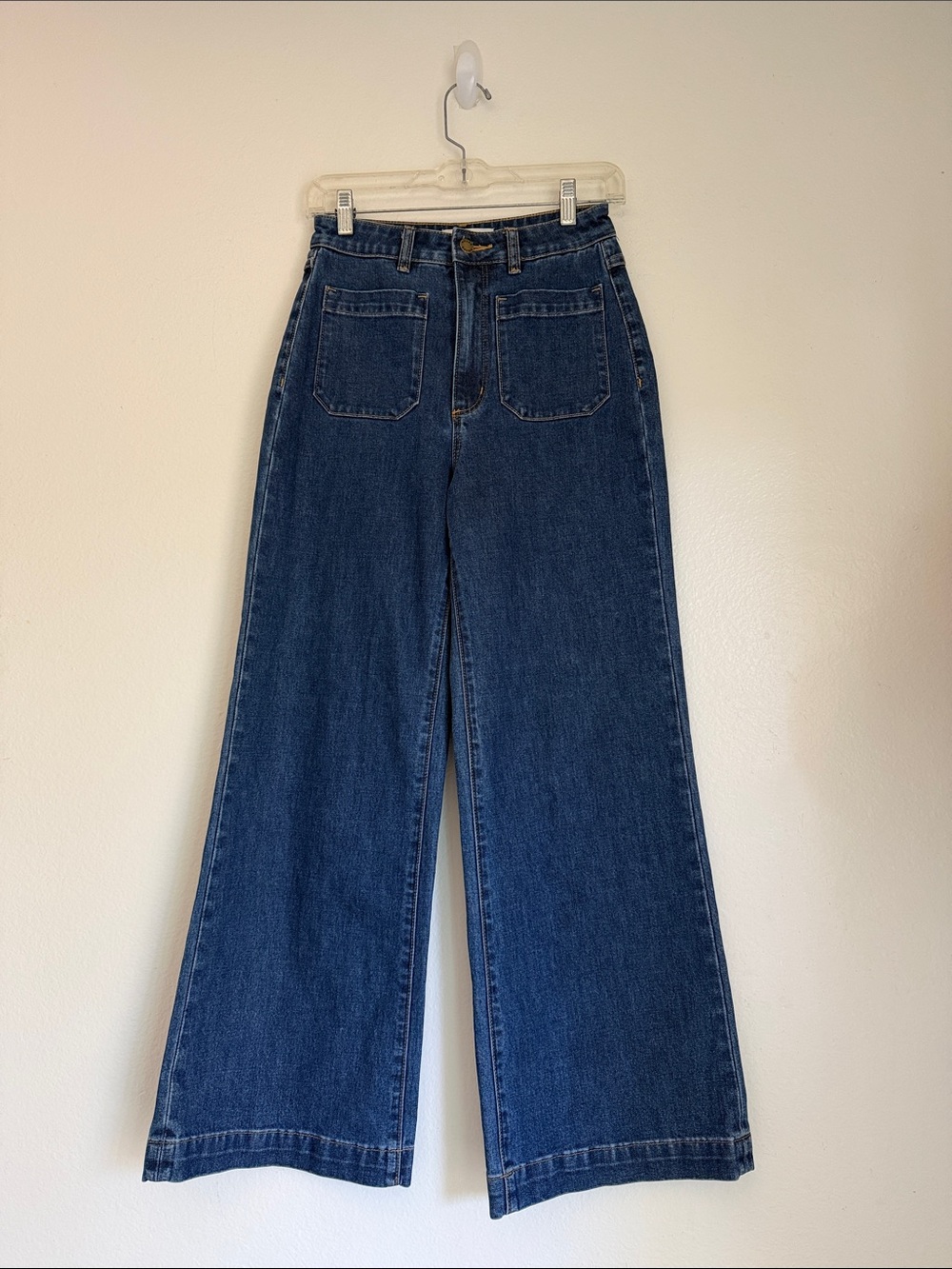 ROLLA'S G Day Mate | High-Rise Wide Leg Jeans in Blue - Picture 3 of 9